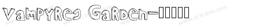 Vampyres Garden字体转换